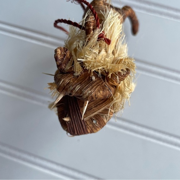 African Tribal Native Voo Doo Ornament Handmade Brown - Picture 6 of 10